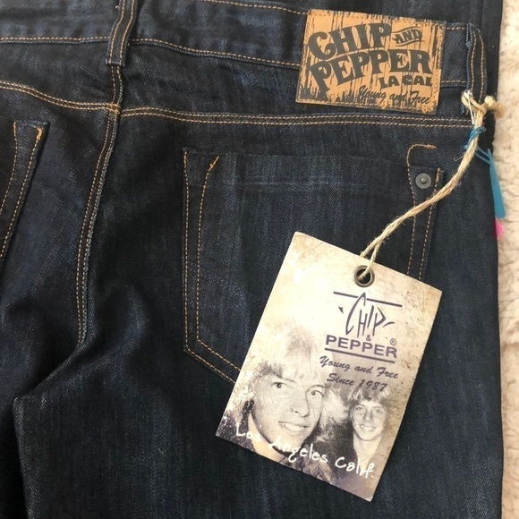 NEW - Vintage 80's Chip & Pepper Stella St.Leg Pants Vanhorn Dark Wash Jeans 31 - Picture 6 of 8